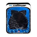 Stompgrip Motorcycle Traction Pads - STREET BIKE TANK GRIPS - VOLCANO - 0037 (Black)