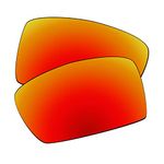 EZReplace Lenses Replacement for Oakley Gascan OO9014 Sunglasses (Polarized Lenses) - Fits Oakley Gascan Frame (Fire Red)