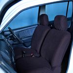 Atist Cotton Car Seat Cover for Maruti Suzuki Baleno (5 Seater)(All Detachable Headrest) (Brown)
