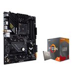 Micro Center AMD Ryzen 7 5700X 8-Core, 16-Thread Unlocked Desktop Processor Bundle with TUF Gaming B550-PLUS WiFi II AMD AM4 ATX Gaming Motherboard,Game Bundle