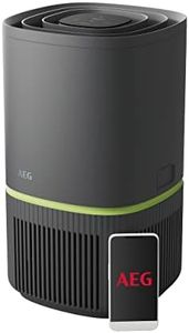 AEG Pure 5000 Compact Air Purifier for Home APO50371DG, Connected 4-stage HEPA Air Filter Cleaner Removing up to 99.5 Percent Airborne Bacteria Dust Pet Dander Allergies Pollen Silent for better sleep