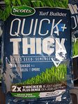 Scotts® Turf Builder® Quick + Thick™ Grass Seed Sun - Shade 12-0-0-8 kg Huge Bag