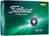 Titleist AVX Golf Balls, Yellow (on