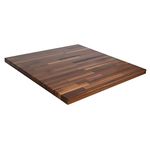 John Boos WALKCT-BL1225-V Blended Walnut Counter Top with Varnique Finish, 1.5" Thickness, 12" x 25"