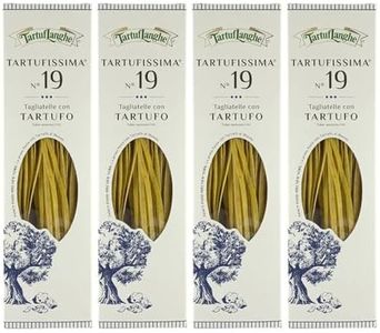 TartufLanghe - Tartufissima No. 19 Tagliatelle Truffle Pasta - Italian Dried Pasta with Truffle 8.81oz (250g) - Pack of 4