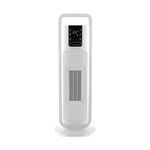 Morphy Richards HeatFlux Ultra Thin 2kw Ceramic Tower Fan Heater, Remote Control, Compact, 20m2, ECO Mode, Anti-freeze, 24h Timer, Touch LED Display, Low Noise 45db, Oscillation, White, 825403