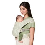 Ergobaby Embrace Newborn Baby Carrier, Soft, Cosy & Lightweight Carrier, Ergonomic Head & Neck Support, Adjustable Waistbelt & Cross Straps, 2 Carry Positions 3-11 Kgs, 0-12 Months