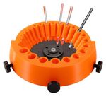 Drill Bit Sharpener Tool, Multipurpose Portable Universal Heavy-Duty Angle Power Drill Bit Sharpeners for Sharpening Drill Bits 2 to 13 Mm Drill Bits & 125 Mm Grinder (Orange)