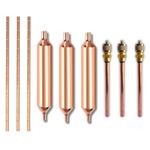 Refrigerator Filter Dryer with Access/Service Valve 、 Phosphor Copper Welding Rod, 9 Tool Kit Hvac 1/4”for Refrigeration Air Conditioner Repair