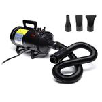 2800W Professional Motorcycle Power Dryer Car Blower Duster Flexible Hose High Pressure Air Flow Pet Hair Dryer