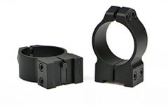 Warne 40mm Mounts 14TM, Permanent Attachable Ring Mounts, 30mm, Medium Height, Tikka T3, Whitetail Hunter, & 595, Matte Black, One Size