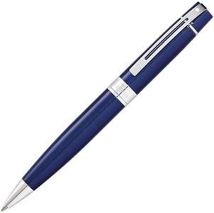 Sheaffer 300 Ballpoint Pen, Blue Lacquer/Chrome Plate