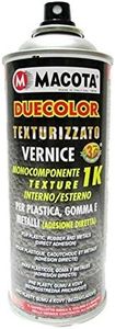 Macota 1210084 Vernice Spray per Plastica e Gomma Testurizzato, Nero, 400 ml