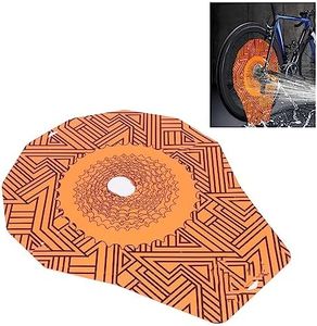 TTOCAR 2pcs Disc Brakes for Bicycle Cover, Oil Stain Prevention Bicycle Accessories Heat Resistance Bicycle Chain Cleaner Mountain Bike Wash for Road Mountain Bike Abstract(Geometric)