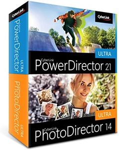 CyberLink PowerDirector 21 Ultra & PhotoDirector 14 Ultra | Integrierte Foto- und Videobearbeitung | Lebenslange Lizenz | BOX | Windows (64-Bit)