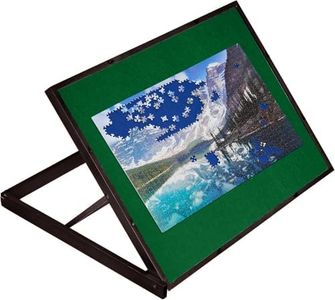 1500 Piece Wooden Jigsaw Puzzle Table Easel - with Wooden Cover, Adjustable Hight Puzzle Board | 27” X 35” - Portable Table | for Adults