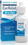 Bausch & Lomb Advanced Eye Relief Eye Drops, for Dry Eyes & Redness Relief, 30 mL