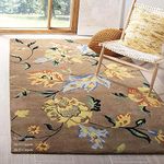 Hi-Fi Carpets Embossed Handmade Tuffted Pure Woollen Thick Geometrical (Carpets) Area Rugs for Living Room, Bedroom, Hall, Size 12x15 feet (360X450 CM)