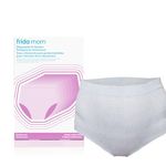 Frida Mom Women's Postpartum Underwear for C-Section Recovery, Disposable High Waist, Seamless with Stretchy Support, Postpartum Essentials, Size Regular (Waist 71–107 cm Stretched), 8 Count, Grey