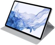 Samsung Galaxy Tab S8+ / S7+ / Tab S7 FE Book Cover - Original Case Tablet - Dark Gray