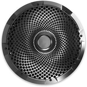 Recoil 8-Inch High Excursion Black Steel Mesh Subwoofer Grille (8 inch)