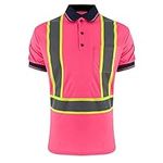 SMASYS Safety Short Sleeves Pink Po