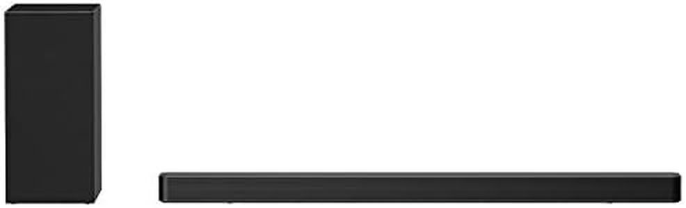 LG Soundbar SN6Y, 420W Dolby Digital Soundbar for TV with Wireless Subwoofer, 3.1Ch Home Theatre System, High Resolution Audio, DTX Virtual:X, AI Sound Pro, Bluetooth, HDMI in/Out
