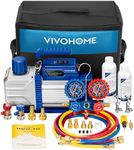 VIVOHOME 110V 1/2 HP 5CFM Dual Stag