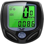 SY Bicycle Speedometer and Odometer Wireless Waterproof Cycle Bike Computer with LCD Display & Multi-Functions by YS