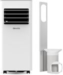 Devola 4-in-1 WiFi Air Conditioning Unit 7000 BTU, Portable Air Conditioner Dehumidifier, With 2 Window Kits Included, Fan only mode, Cooling, Timer & Dehumidifying Functions (White, 7000 BTU)