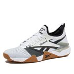 Reebok Men's Nano Court Training Shoes White/Black/Grey1, Size 11