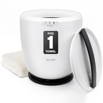 SereneLife Towel Warmer Bucket – Luxury Electric Towel Heater with Auto Shut-Off & Aromatherapy, Fits Large Bath Towel, Blanket, Robe or Pyjamas – Spa & Bathroom Use (Black)