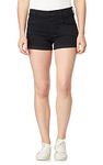 WallFlower Plus Size InstaSoft High Rise Sassy Shorts in Black Rinse, 20 Plus
