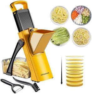 All-in-1 Safe Mandoline Slicer for Kitchen, Food Chopper with Container
