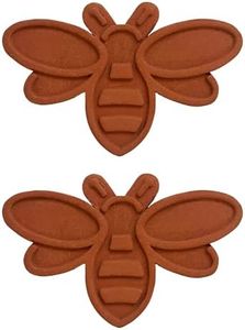 Fox Run Brown Bee Sugar Keepers, 2.5" H x 2" W x 0.4" D