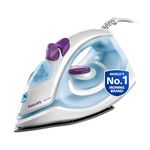 Philips Steam Iron GC1905/21 (World no. 1 Ironing Brand) – Black non-stick soleplate, Powerful 17gm/min steam output & 1300 W Quick heat-up