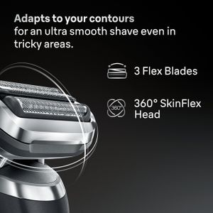 Braun Series 7 Electric Shaver – Black, Wet & Dry