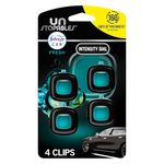 Febreze Unstopables Car Odor-Fighting Car Freshener Vent Clip Fresh Scent, 2.2 mL Car Vent Clip, Pack of 4