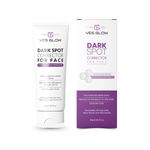YES GLOW Dark Spot Corrector For Face – 60g | With Active Blend Alpha Arbutin, Kojic Acid and Niacinamide | Helps Reducing Dark Spots & Acne Marks | For A Refreshed and Brighter Skin