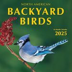 2025 Backyard Birds Hangable Wall Calendar Monthly Beautiful Wildlife Bird Photo Birder Watching Gift Forest Nature Photography Secret Santa Office (2025 Backyard Birds)