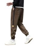 Lymio Track Pant for Men || Men Track Pant || Track Pant (TP-36-38) (XL, Brown)