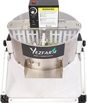 YEZFARM Electric 16 Inch Bud Leaf Bowl Trimmer Machine,Wet Dry Hydroponic Cutting Machine,Stranded Flower Rotary Cut for Hydroponic Plant Bud and Flower,Sharp Stainless Steel Blade, Silver