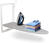 Ivation Wall-Mounted Ironing Board | Foldable 36.2” x 12.2” Ironing Station for Home, Apartment & Small Spaces | Sturdy Folding Board, Easy-Release Lever, Removable Cotton Cover & Mounting Hardware