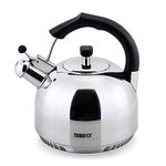 FreshAir™ Rapid Boil Stainless Steel 2.5 qt. Tea Kettle by Turbo Pot®, Time-and-Energy Saving Cookware for Gas Stove