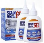 QERINKLE Mold Stain Remover Gel Use on Washing Machine Gasket, Sink, Shower and Bathroom Grout - Front Load Washer Cleaning Solution, Heavy Duty Stain (2, 200 ml)