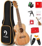 Tenor Ukulele 26 Inch Mahogany Professional Acoustic Ukelele Four String Wooden Hawaiian Uke Beginner Kit Ukuleles Bundle for Adult Starter Kit, by Vangoa