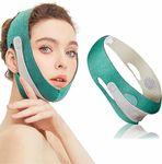 FX Chin Reducer Face Slimming Belt - V-Shape Face Masks for Double Chin Shaper for Men & Women, Facial Lift Slim Cheeks Lifting Reusable Belt Facial Anti Wrinkle Chin Strap Elastic