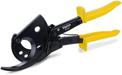 YMYP Ratchet Cable Wire Cutter Heavy Duty for Cutting Electrical Aluminum Copper and Multi-core Cables up to 400mm²(AWG 750MCM)