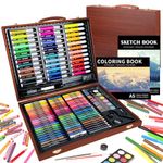 KINSPORY 150 PCS Art Set for Kids, Art Supplies Art Kits for Kids, Deluxe Painting Art Set, Coloring Drawing Case Gift for Artists Teens Boys Girls 4 5 6 7 8 9 10 11 12