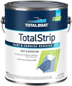 TotalBoat TotalStrip Fast-Acting Heavy Duty Gel Paint and Varnish Remover - No Methylene Chloride or NMP (1 Gallon)